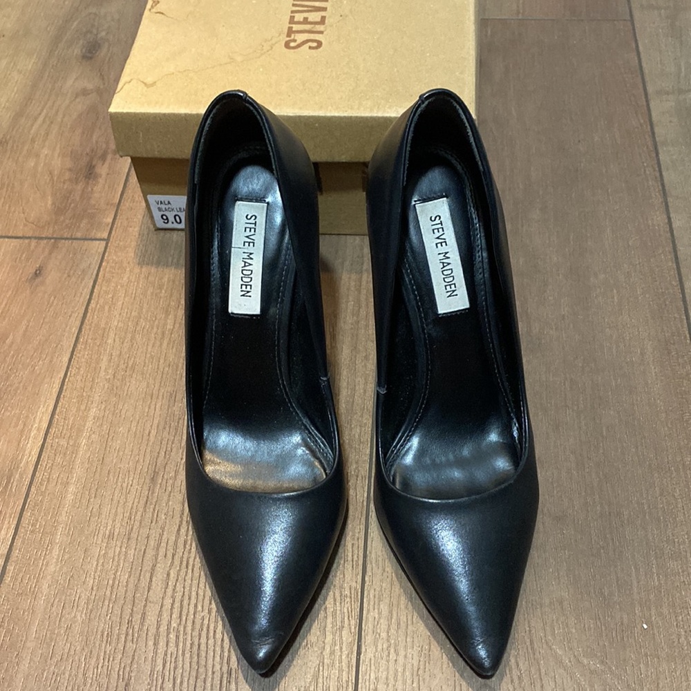 Steve Madden Vala black leather - Picture 2 of 3